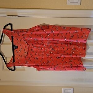 Torrid hot pink tank top blouse Size 1
